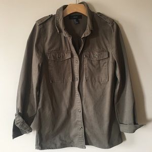 Forever 21 Shacket Shirt Jacket Small
